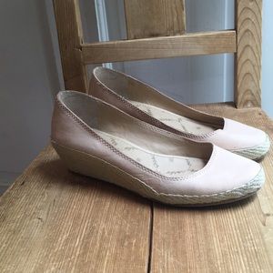 Leather Lucky wedges